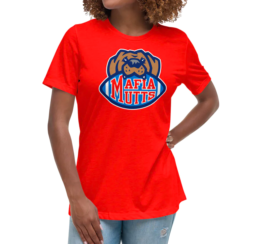 Mafia Mutts' Ladies T-Shirt (Poppy Red) – 26 Shirts