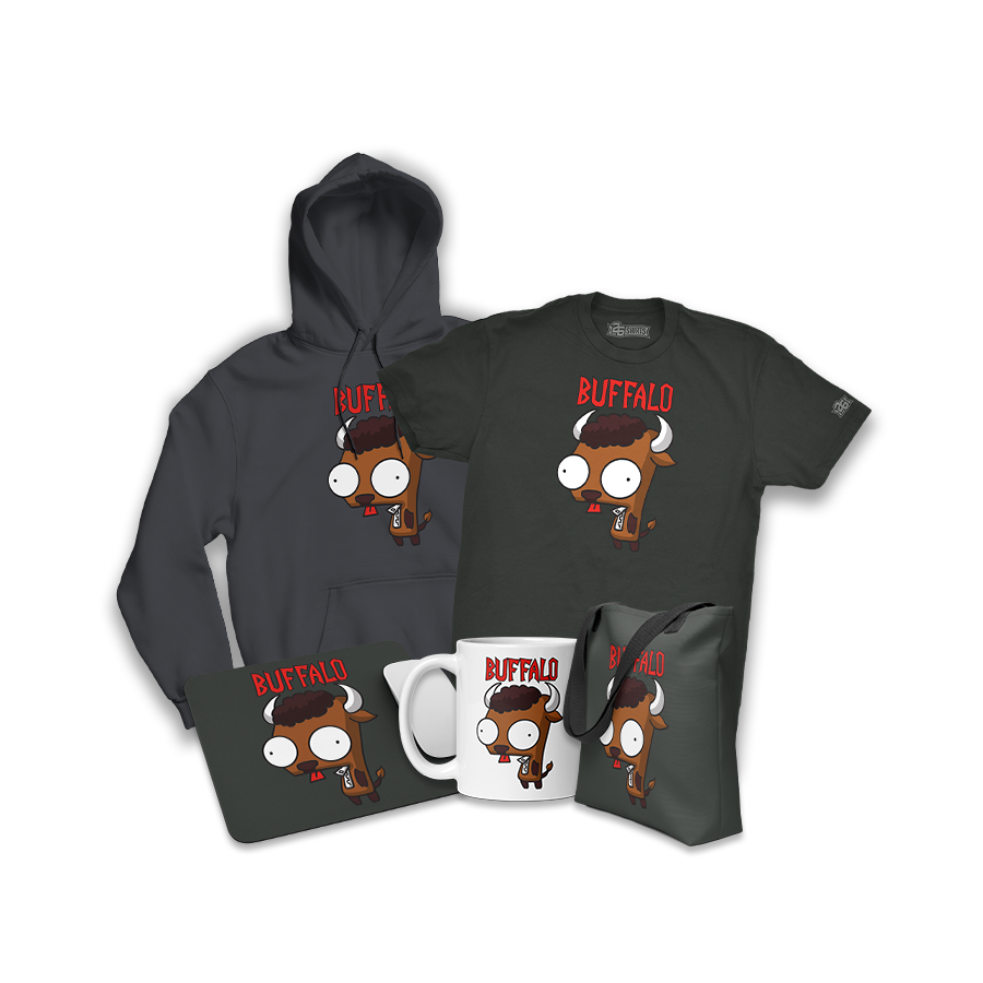 Volume 18, Shirt 3: "Buffalo Invades"