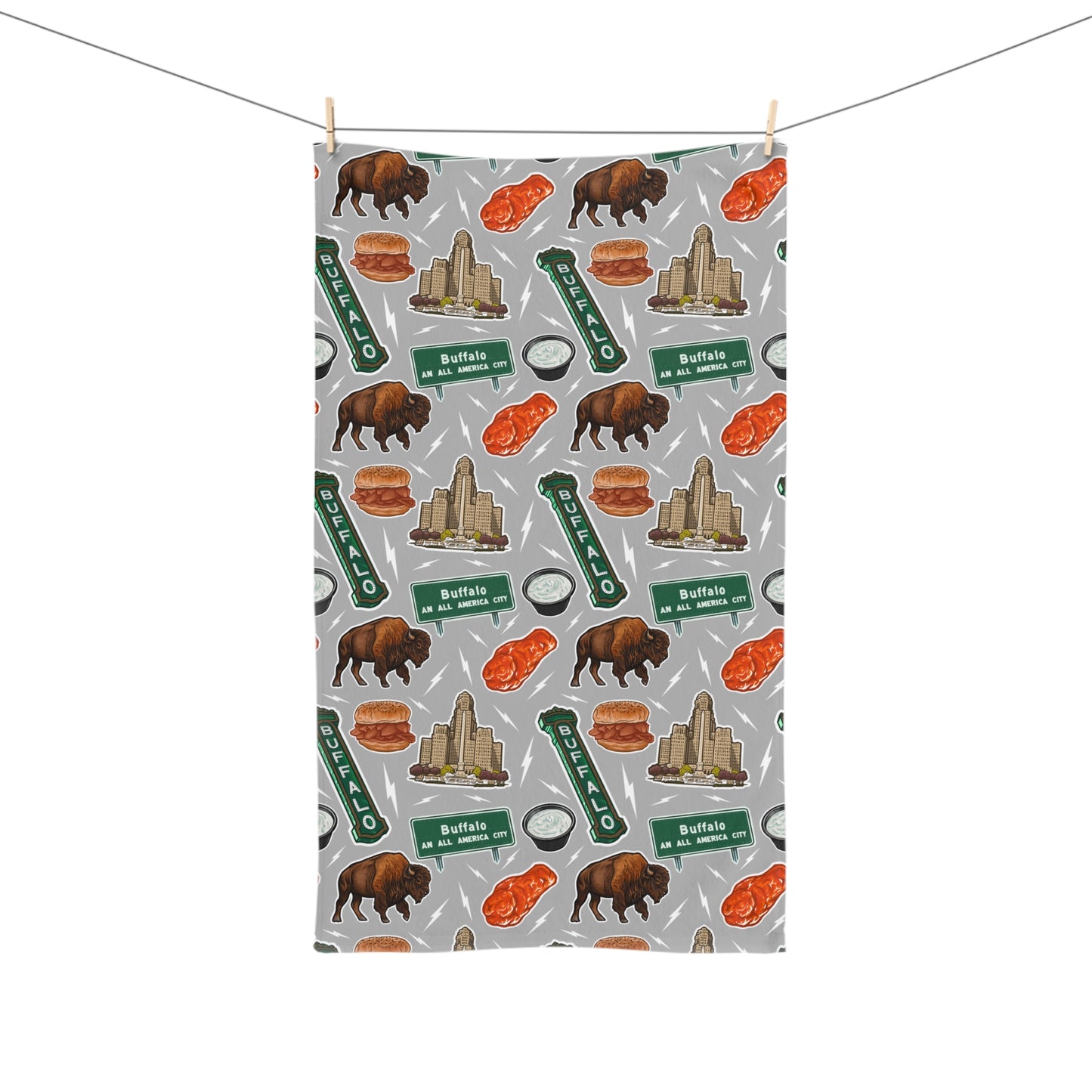 Exclusive "I'm So Buffalo" Hand Towel