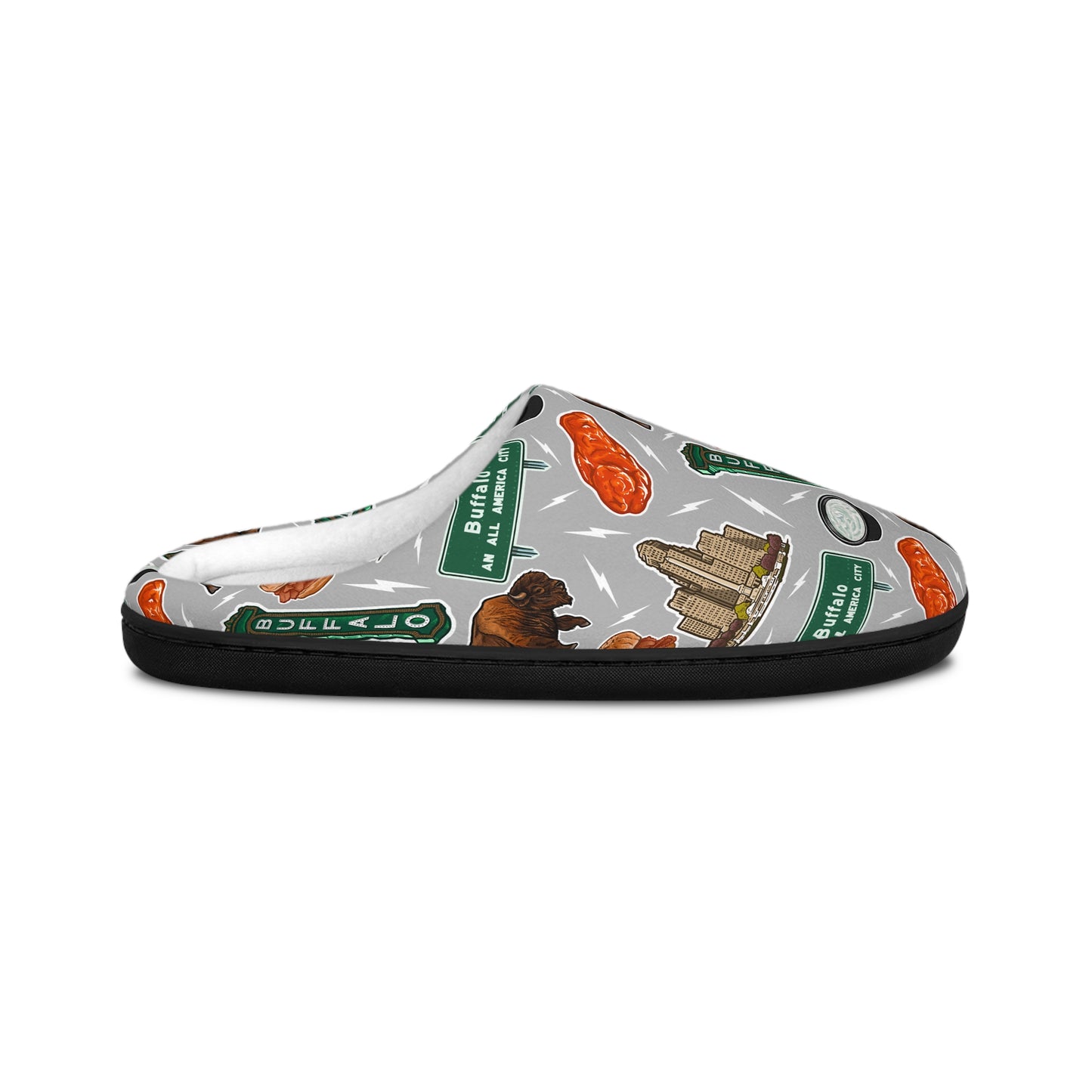 Exclusive "I'm So Buffalo" Men's Indoor Slippers