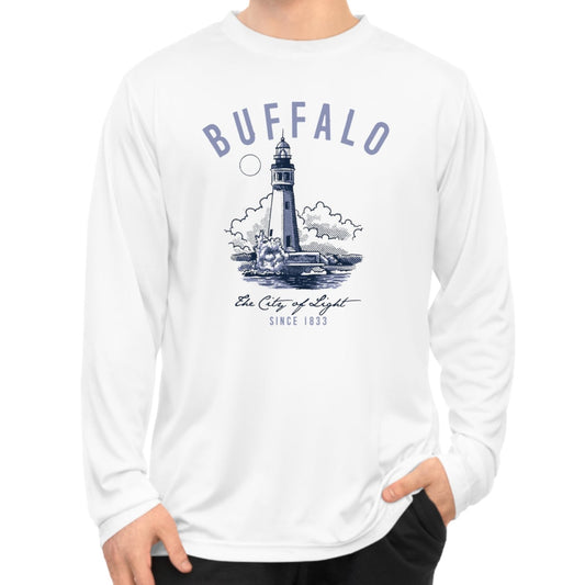 White (100% moisture-wicking polyester)