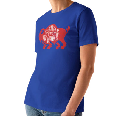 "Circle the Wagons" Ladies T-Shirt