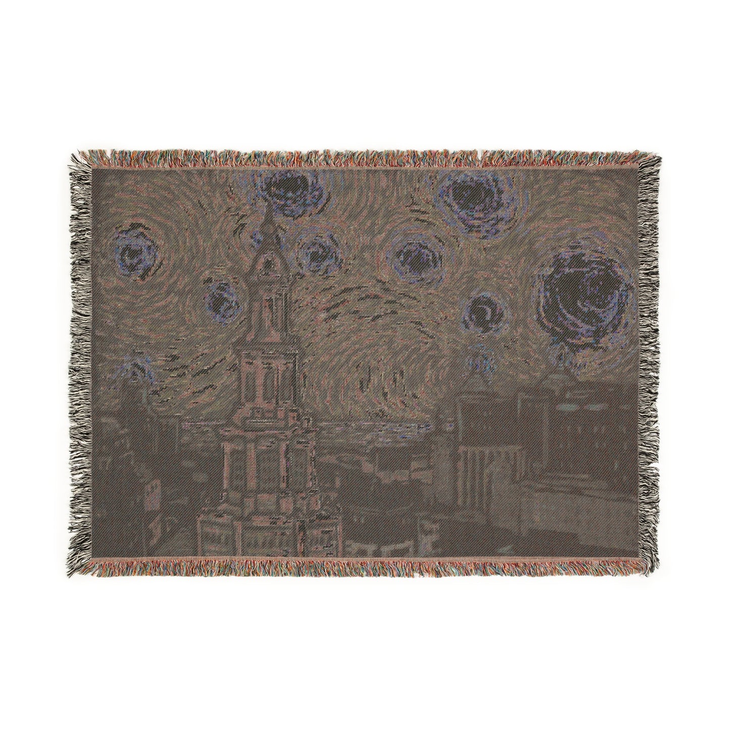 "Buffalo Night" Woven Blanket