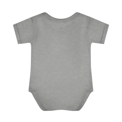 "Hello Buffalo" Baby Onesie (Gray)