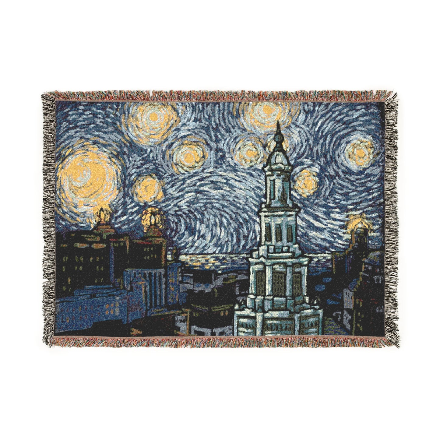 "Buffalo Night" Woven Blanket