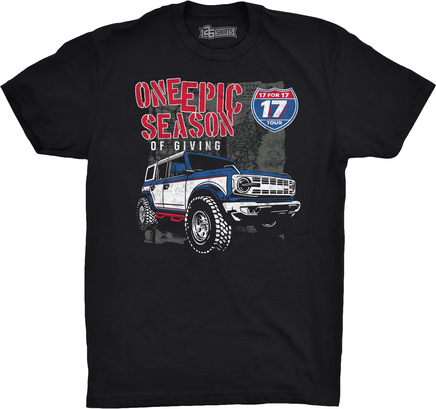 "17 for 17" Unisex T-Shirt (two-sided print)