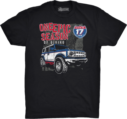 "17 for 17" Unisex T-Shirt (two-sided print)