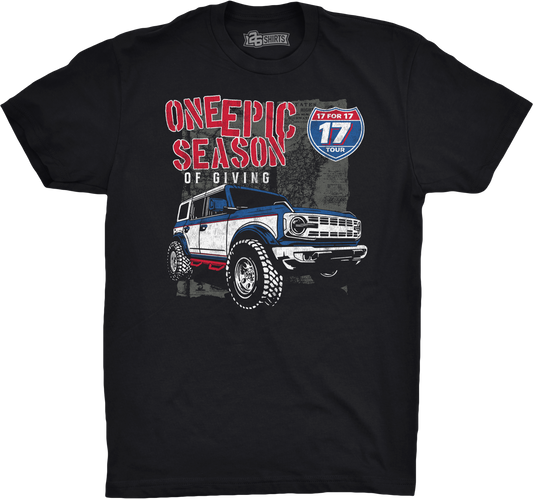 "17 for 17" Unisex T-Shirt (two-sided print)