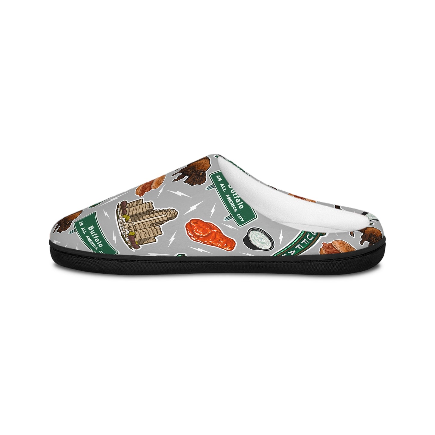 Exclusive "I'm So Buffalo" Men's Indoor Slippers