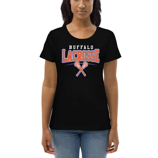 "Buffalo Lacrosse" Ladies Fitted Eco Tee