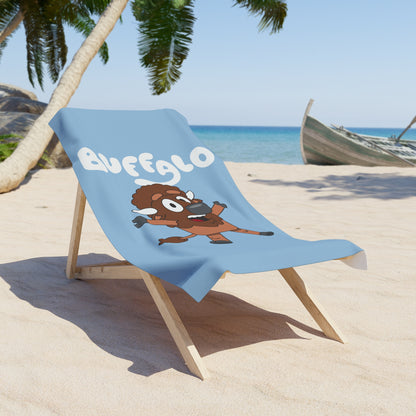 "Buffaloey" Beach Towel