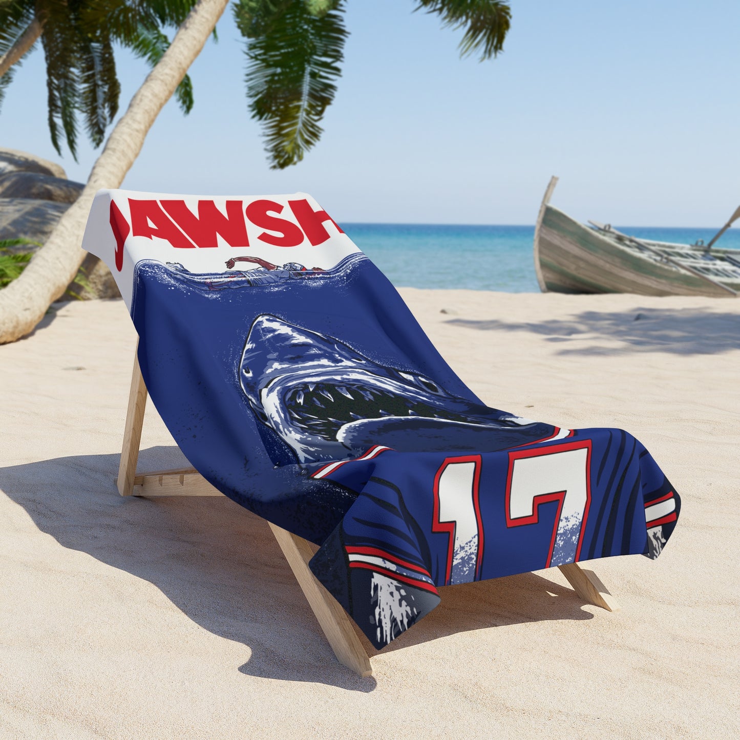 "JAWSH" Beach Towel