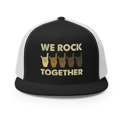 Official Nick Harrison "We Rock Together" Embroidered Trucker Hat