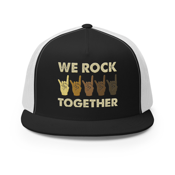 Official Nick Harrison "We Rock Together" Embroidered Trucker Hat