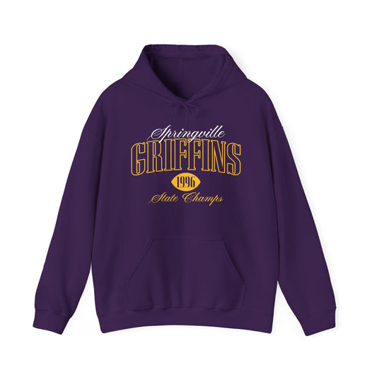 Springville Pop Warner "1996 State Champs" Sweatshirt Hoody