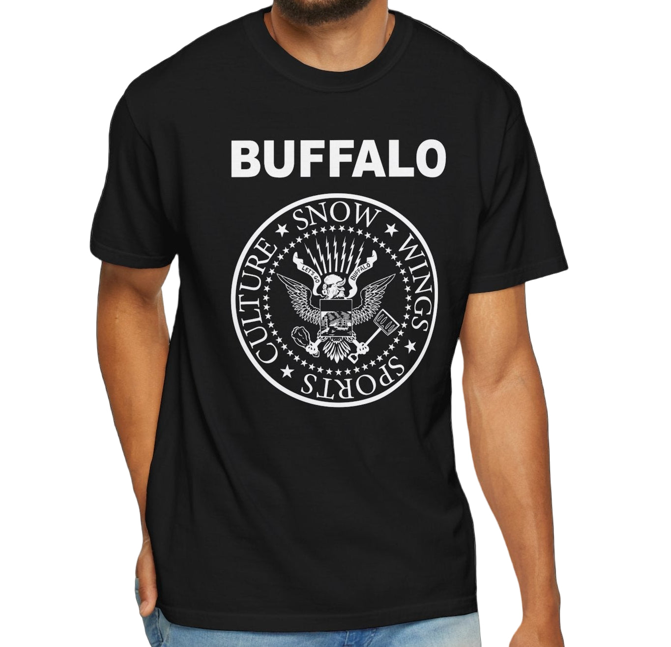 Black (100% ringspun cotton)