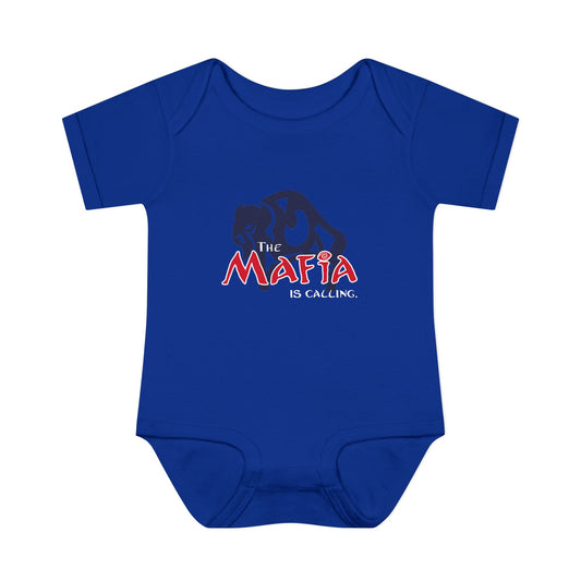 "The Mafia is Calling" Baby Onesie (multiple color options)
