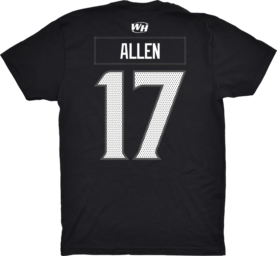 Josh allen t shirt best sale jersey