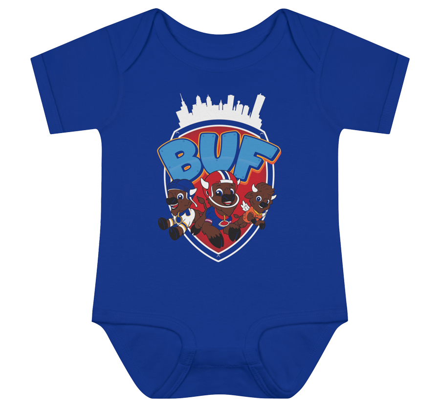 Kids Collection: "BUF Patrol" Baby Onesie