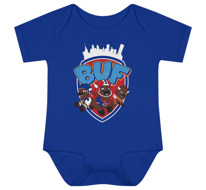 Kids Collection: "BUF Patrol" Baby Onesie