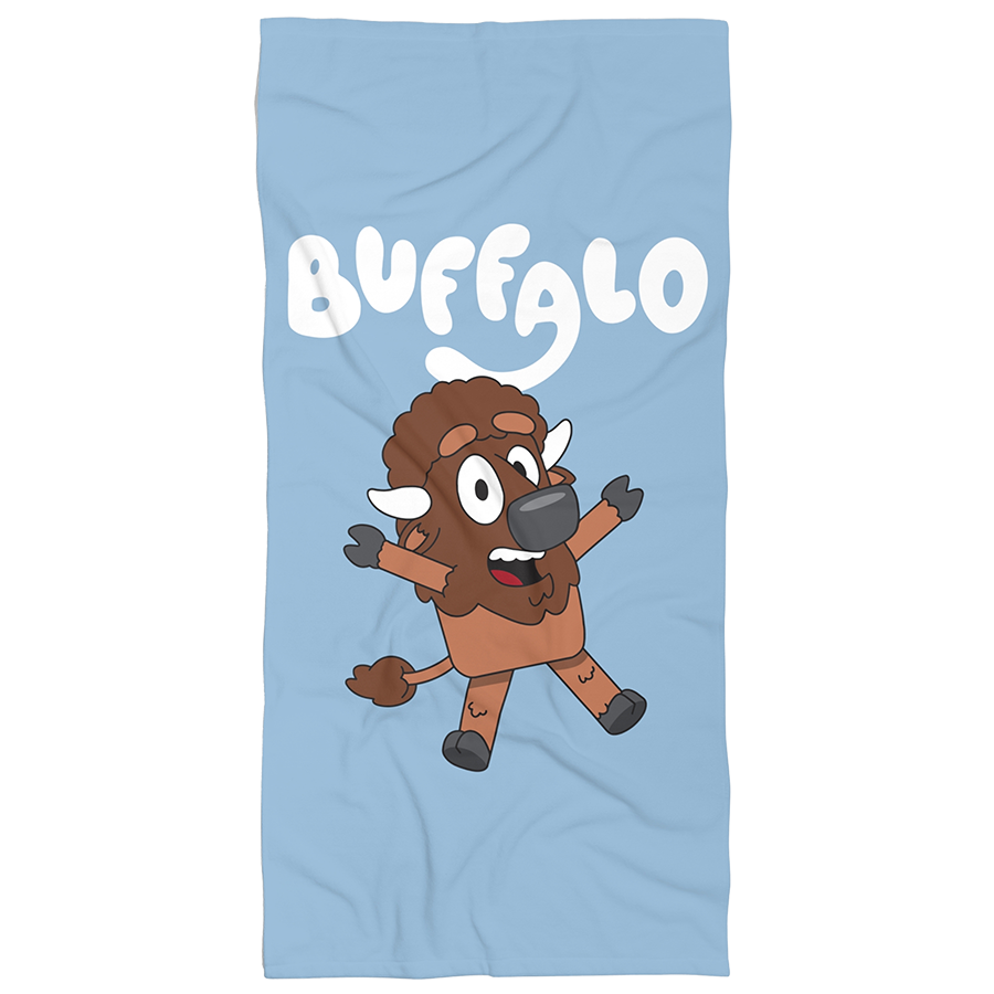 "Buffaloey" Beach Towel