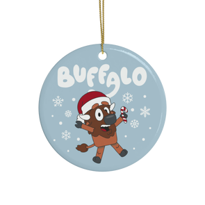 Special Edition: "Buffaloey Holiday Edition" Ceramic Ornament