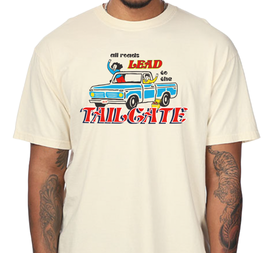 Comfort Colors Premium Garment-Dyed Heavyweight T-Shirt, Ivory (100% ringspun cotton)