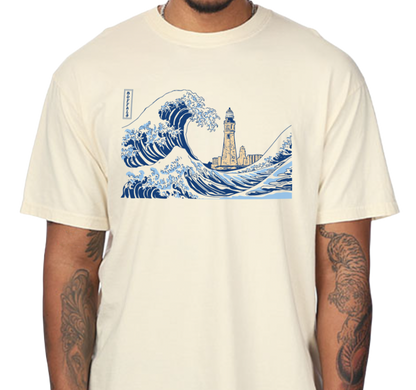 Comfort Colors Premium Garment-Dyed Heavyweight T-Shirt, Ivory (100% ringspun cotton)