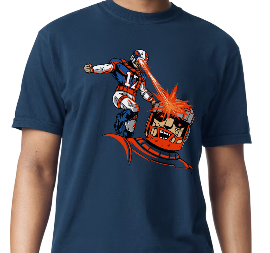 Comfort Colors Premium Garment-Dyed Heavyweight T-Shirt, True Navy (100% ringspun cotton)