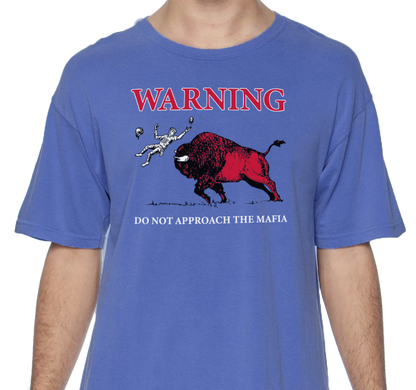 Comfort Colors Premium Garment-Dyed Heavyweight T-Shirt, Flo Blue (100% ringspun cotton)