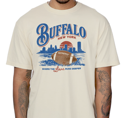 Comfort Colors Garment-Dyed Heavyweight T-Shirt, Ivory (100% ringspun cotton)