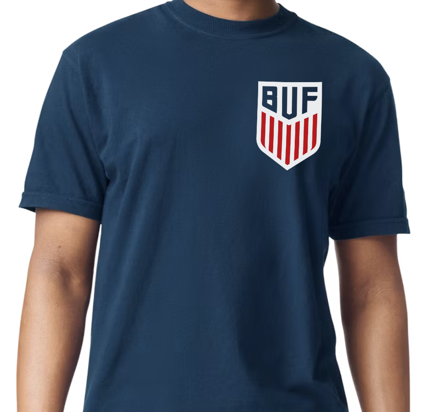 Comfort Colors Premium Garment-Dyed Heavyweight T-Shirt, True Navy (100% ringspun cotton)