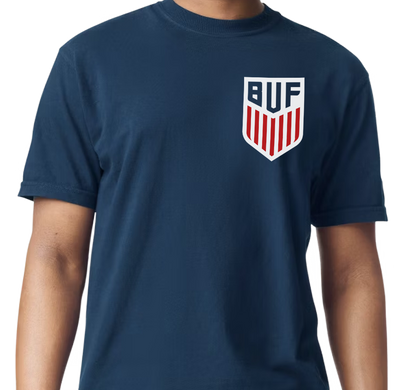 Comfort Colors Premium Garment-Dyed Heavyweight T-Shirt, True Navy (100% ringspun cotton)