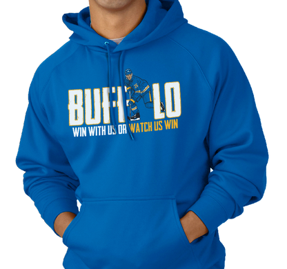 Sweatshirt Hoody, Royal (50% cotton, 50% polyester)