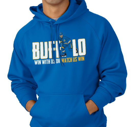 Sweatshirt Hoody, Royal (50% cotton, 50% polyester)