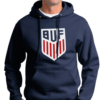 Sweatshirt Hoody, Navy (50% cotton, 50% polyester)