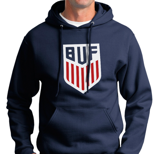 Sweatshirt Hoody, Navy (50% cotton, 50% polyester)