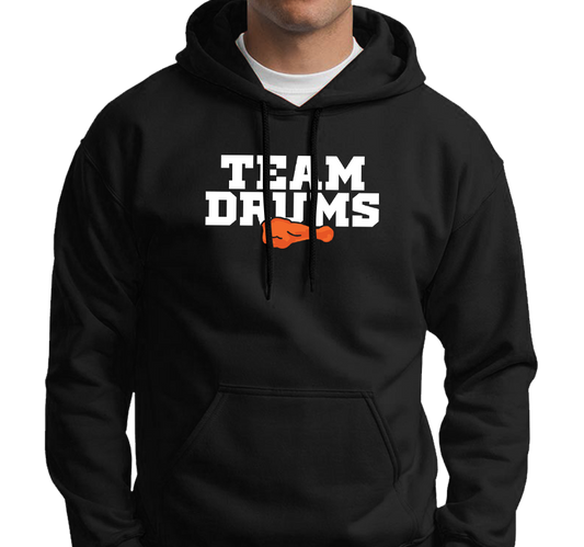 Sweatshirt Hoodie, Black (50% cotton, 50% polyester)