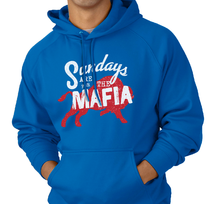 "Sundays are for the Mafia" Sweatshirt Hoody (multiple color options)