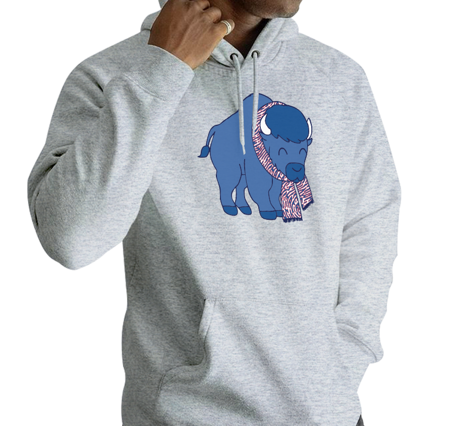 Sweatshirt Hoody, Ash (50% cotton, 50% polyester)