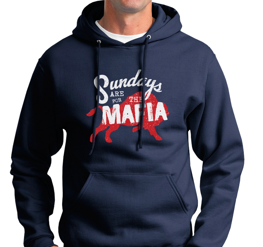 "Sundays are for the Mafia" Sweatshirt Hoody (multiple color options)