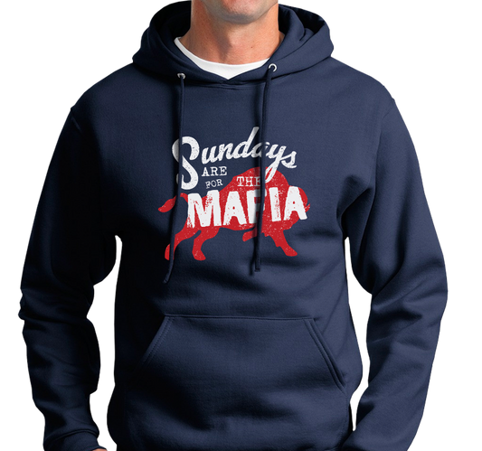 "Sundays are for the Mafia" Sweatshirt Hoody (multiple color options)