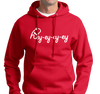 Sweatshirt Hoody, Red (50% cotton, 50% polyester)