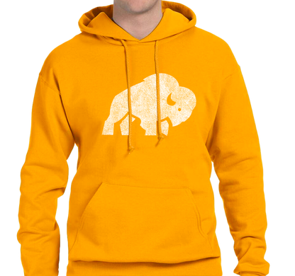 Sweatshirt Hoody, Gold (50% cotton, 50% polyester)