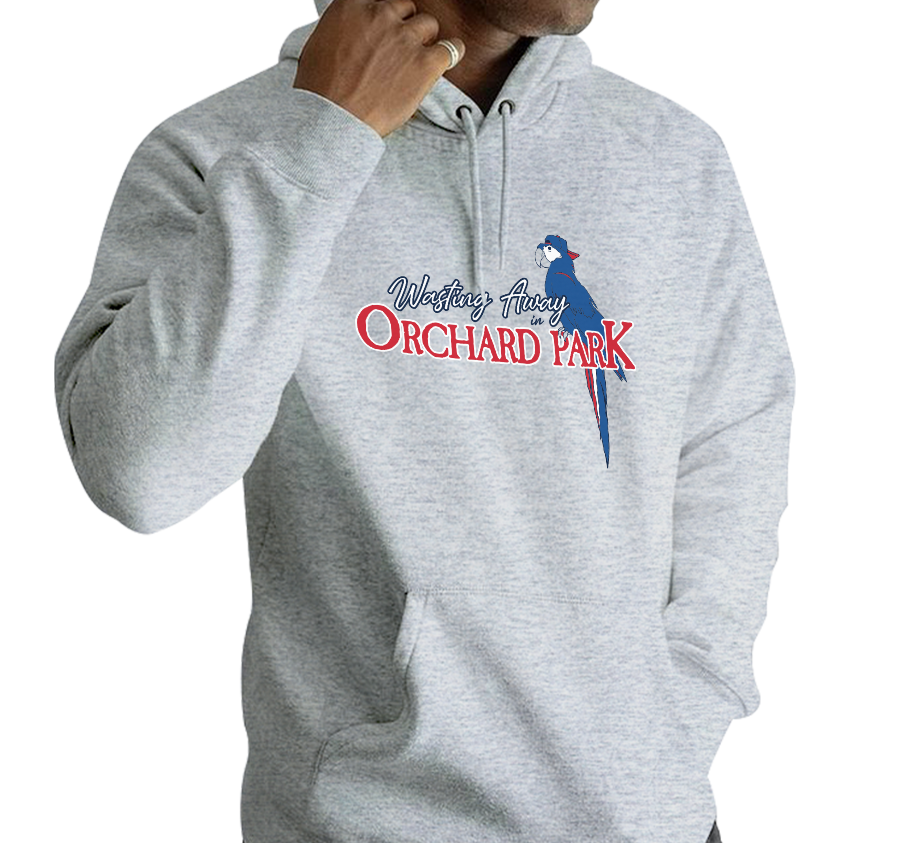 Sweatshirt Hoody, Ash (50% cotton, 50% polyester)