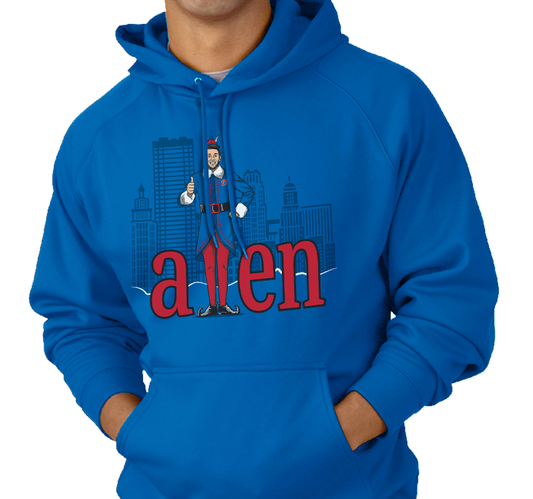 Sweatshirt Hoody, Royal (50% cotton, 50% polyester)