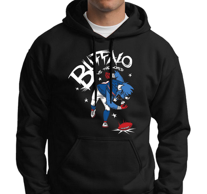 Sweatshirt Hoody, Black (50% cotton, 50% polyester)