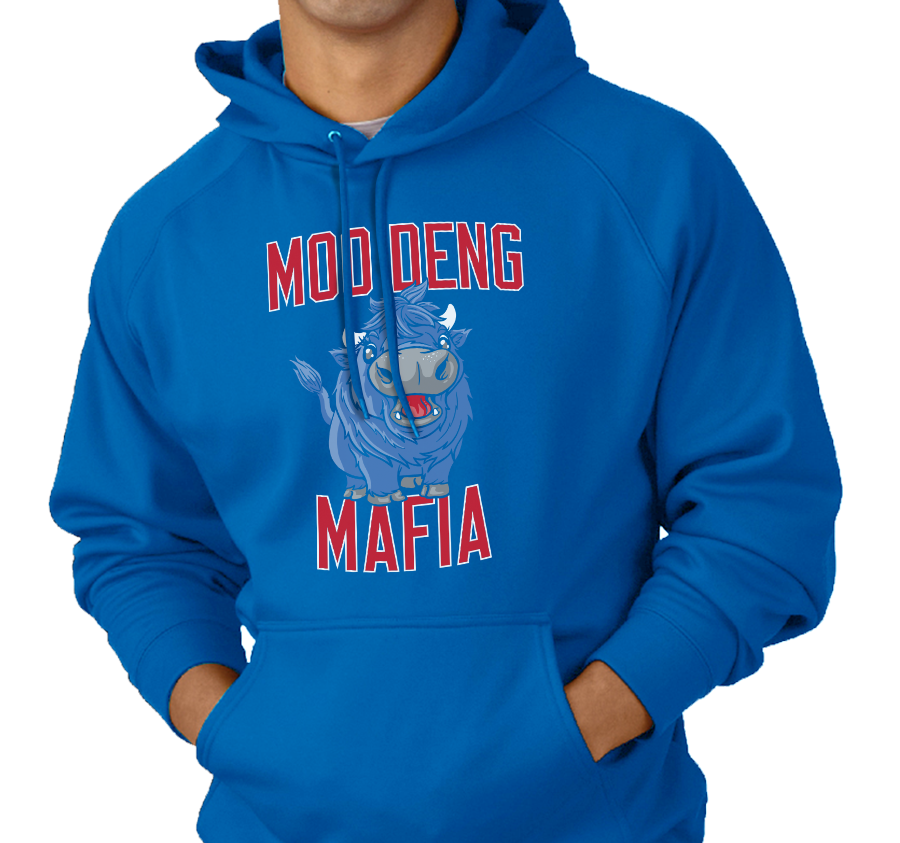 Sweatshirt Hoody, Royal (50% cotton, 50% polyester)