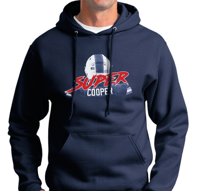 Sweatshirt Hoody, Navy (50% cotton, 50% polyester)