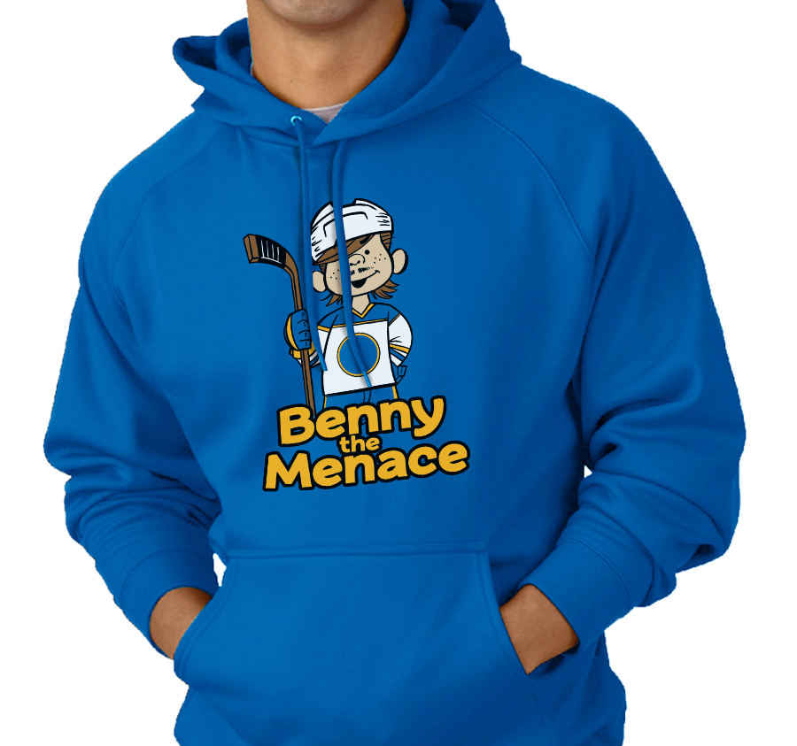 Sweatshirt Hoody, Royal (50% cotton, 50% polyester)
